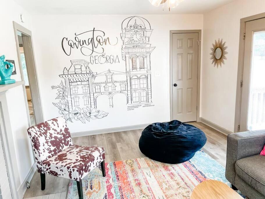 Blue Bungalow W/ Free Golf Cart 1/2 Mi From Square Covington Exterior photo