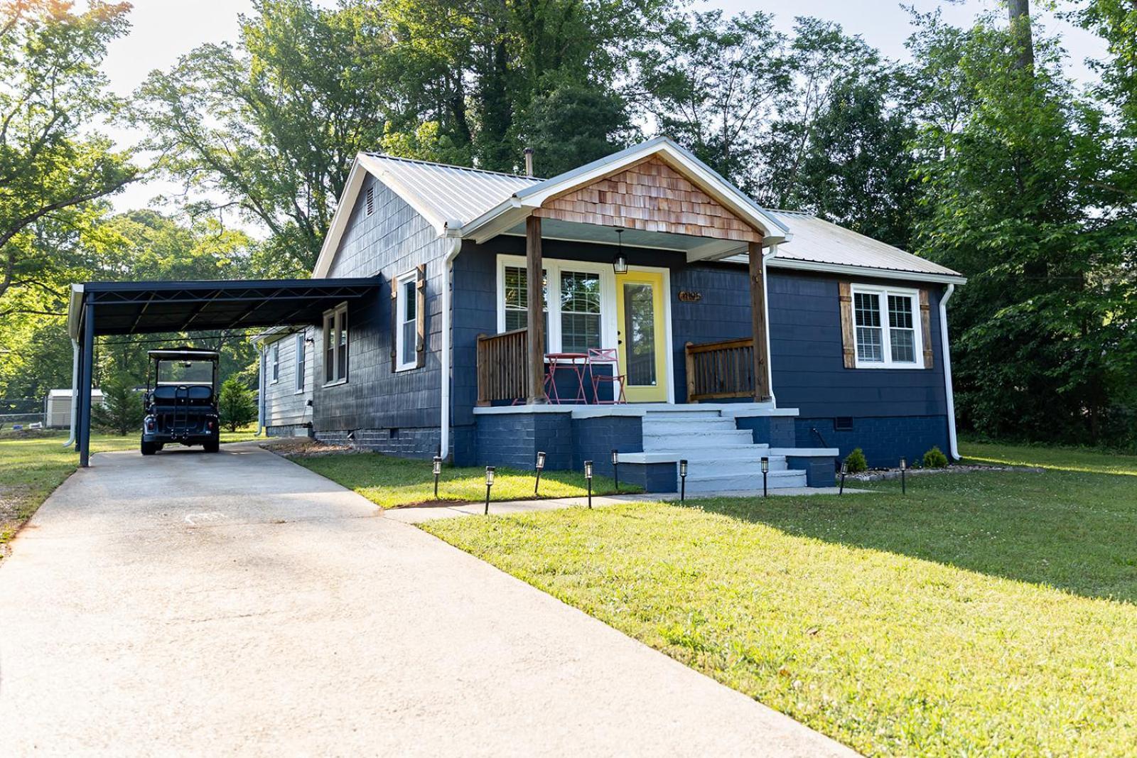 Blue Bungalow W/ Free Golf Cart 1/2 Mi From Square Covington Exterior photo